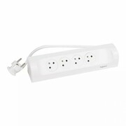 Legrand Przedłużacz narożny 4x2P+Z 1m biały legrand