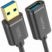 Unitek Przedłużacz USB 3.0, 1M, AM-AF; Y-C457GBK unitek