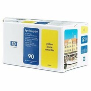 Value Pack HP 90 - Głowica (Printhead) + Gniazdo czyszczące (Printhead cleaner) [C5057A] + HP 90 yellow (400ml) [C5065A] HP
