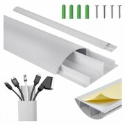 Maclean Listwa maskująca MC-814 S srebrna, aluminiowa maclean