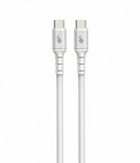 TB Kabel USB C - USB C 1 m. silikonowy biały tb