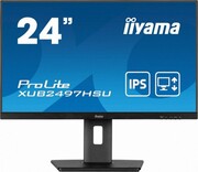 IIYAMA Monitor 24 cale XUB2497HSU-B2 IPS, HDMI, DP, 2x2W, 2xUSB, Pivot, HAS(150mm) /5y/ IIYAMA