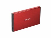 Natec Kieszeń zewnętrzna HDD/SSD Sata Rhino Go 2,5 USB 3.0 czerwona natec