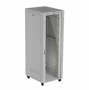 Lanberg Szafa instalacyjna rack stojąca 47U 800x1000 szara drzwi przeszkolne LCD ( flat pack) V2 lanberg