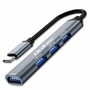 Qoltec HUB adapter USB-C 3.1 4w1 | USB 3.0 | 3x USB 2.0 qoltec