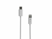 Natec Kabel Lightning (M)->USB-C(M) 1m MFI Prati Biały natec