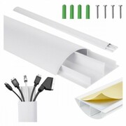 Maclean Listwa maskująca MC-814 W aluminiowa, Biała maclean