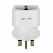 Savio Adapter podróżny, gniazdo EU - wtyk UK AP-04 savio