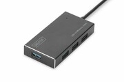Digitus HUB/Koncentrator 4-portowy USB 3.0 SuperSpeed, aktywny, aluminium digitus