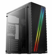 AeroCool Obudowa Streak RGB BLACK USB 3.0 Mid Tower aerocool