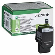 Lexmark Toner 71B20K0 Black 3K CS317dn, CS417dn, CS517de, CX317dn, CX41 LEXMARK