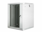 Lanberg Szafa instalacyjna wisząca 19 cali 15U 600X600mm szara (drzwi szklane) lanberg