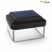 GreenBlue Lampa solarna na słupek LED 80x80 GB127 Daszek kopertowy greenblue