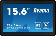 IIYAMA Monitor 15.6 cala ProLite TF1633MSC-B1 IPS,poj.10pkt.450cd,IP54 IIYAMA