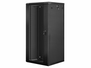 Lanberg Szafa instalacyjna wisząca 19 cali 27U 600X600mm czarna (drzwi szklane) lanberg