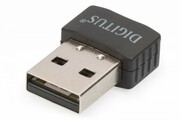 Digitus Mini karta sieciowa bezprzewodowa WiFi 11AC 600Mbps Dual Band na USB 2.0 digitus
