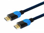 Savio Kabel HDMI 2.0 niebiesko-czarny 3m, GCL-05 savio