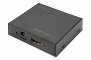 Digitus Rozdzielacz/Splitter HDMI 2-portowy, 4K 30Hz UHD 3D, HDCP 1.3, audio digitus