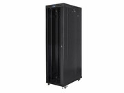 Lanberg Szafa stojąca Rack 19 cali 47U 800x1200mm, drzwi szklane LCD (FLAT PACK) czarna lanberg
