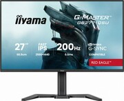 IIYAMA Monitor 27 cali GB2771QSU-B1 QHD,Fast IPS,200Hz,HAS (150) PIVOT,2xUSB 3.2,2xUSB C,0,5ms,2xHDMI,DP,350cd,Adaptive G-SYNC 2 IIYAMA