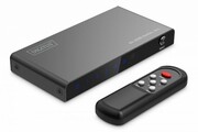 Digitus Przełącznik/Switch 8K HDMI 3x1, 60Hz (4:4:4), HDR, HDCP 2.3, pilot, Czarny digitus