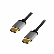 LogiLink Kabel HDMI 4K/60Hz, aluminium 1m Czarny logilink
