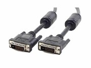 Gembird Kabel DVI-D(M)/DVI-D(M)(24+1) Dual Link Ferryt 1.8M Czarny gembird
