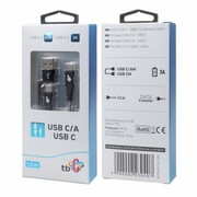 TB Kabel 2w1: USB C - USB C z nakładką USB A, 1.2 m tb