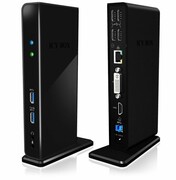 IcyBox IB-DK2241AC USB,HDMI,LAN,DVI-I,Mic icybox