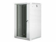 Lanberg Szafa instalacyjna wisząca 19 22U 600X600mm szara (drzwi szklane) lanberg