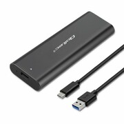Qoltec Obudowa | kieszeń do dysków M.2 SATA SSD | NGFF | USB typ C qoltec