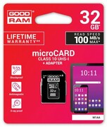 Karta pamięci MicroSD GoodRam 32GB Class10 - zdjęcie 1
