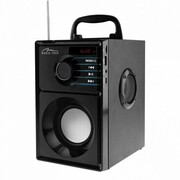 Media-Tech Głośnik BOOMBOX SILVER MT3179 Bluetooth 5.1+EDR/FM/MP3/MicroSD/USB/AUS/Pilot/USB-C/LED/RMS 15W/PMPO 600W media-tech