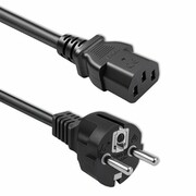 Qoltec Kabel zasilający SCHUKO CEE 7/7 (E/F) | IEC C13 | 3x0.75mm2 | Czysta miedź Cu | 1.5m qoltec