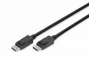 Digitus Kabel połączeniowy DisplayPort z zatrzaskami 8K 30Hz UHD Typ DP/DP M/M czarny 2m digitus