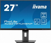 IIYAMA Monitor 27 cali XUB2797UHSNP-B1, 4K, IPS, DP, HDMI, USB-C, Pivot, HAS /5y/ IIYAMA
