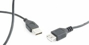 Gembird Przedłużacz kabla USB 2.0 AM-AFI 0.75m czarny gembird