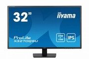 IIYAMA Monitor 32 cale X3270QSU-B1 IPS,WQHD,HDMI,DP,100Hz,250cd,3ms,2x2W, 3xUSB(3.2),FlickerFree,VESA IIYAMA
