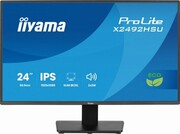 IIYAMA Monitor 24 cale X2492HSU-B1 IPS,FHD,HDMI,DP,120Hz,300cd,4ms,USB HUBx2cienkie ramki, 1500:1, ErP B IIYAMA