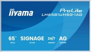IIYAMA Monitor 65 cali LH6581UHSG-1AG 24/7,VA,ANDROID 14,4K, 2x10W, WiFi, UCHWYT ŚCIENNY, 2xHDMI, USB-C, RJ45, IR, 2xUSB, WHI IIYAMA