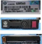 Hewlett Packard Enterprise DRV HD 3TB 6G 7.2K 3.5 SATA hewlett packard enterprise