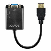 Savio Adapter HDMI-VGA z audio AK-76 savio