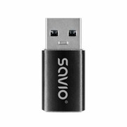 Savio Adapter USB-C 3.1 (F) - USB-A 3.1 (M) AK-81 savio