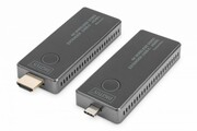 Digitus Przedłużacz/Extender USB-C - HDMI bezprzewodowy 30m UHD 4K30Hz audio (zestaw) digitus