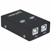 Manhattan Przełącznik automatyczny Hi-Speed USB 2.0 2 PC - 1 USB manhattan