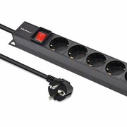 Qoltec Listwa zasilająca PDU do RACK | 16A | 16xSCHUKO | Pionowa | 1.8m qoltec