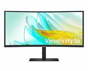 Samsung Monitor 34 cale ViewFinity S65UA VA 3440x1440 UWQHD 21:9 1xHDMI 1xDP 1xUSB-C(90W) 3xUSB 3.0 LAN (RJ45) 5ms 100Hz HAS+PIV SAMSUNG