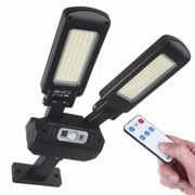 Maclean Solarna lampa uliczna LED z czujnikiem i pilotem MCE447 maclean