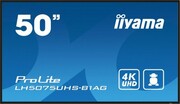 IIYAMA Monitor 50 cali LH5075UHS-B1AG,24/7,VA,ANDROID.11,4K,3xHDMI,DP,RJ45, 2xUSB,2x10W IIYAMA