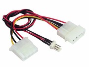 Gembird Kabel rozdzielacz zasilania 2xMOLEX/1x3PIN dla wentylatora gembird